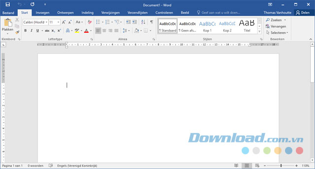 Microsoft Word 2016/2019/2021